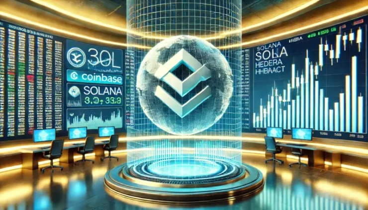Solana and Hedera added to Coinbase