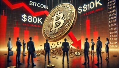 Bitcoin Drops to $80K, XRP Breaks Support Amid Trump Tariffs and Rising Dollar