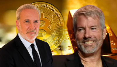 Peter Schiff Drops a Bombshell on Michael Saylor: ‘Gold Will Eat Bitcoin!’