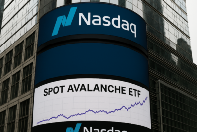 Nasdaq Files to List Grayscale’s Spot Avalanche ETF as Firm Expands Crypto Offerings