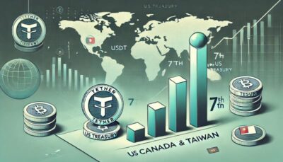 Tether’s US Treasury Holdings Surpass Canada and Taiwan, Now 7th Largest Globally