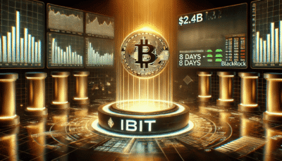 Bitcoin ETFs Attract $2.4B in 8-Day Surge as IBIT Dominates